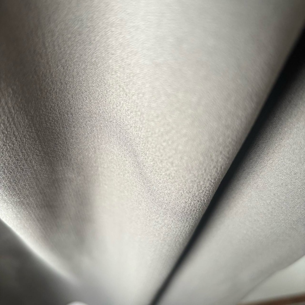 Eileen Fisher grey silk midi skirt - Picture 7 of 8